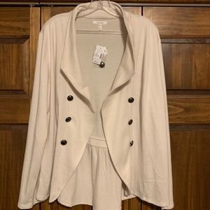 Maurices Open Front Military Cardigan